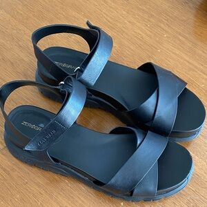Cole Haan ZeroGrand Women's Black Strappy Sandals